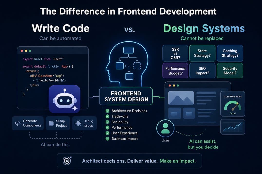 Frontend System Design: 20 Concepts That Separate Architects from Coders